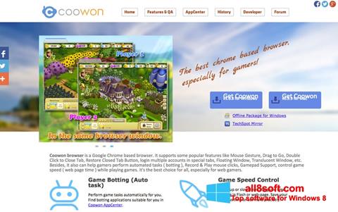 Screenshot Coowon Browser Windows 8
