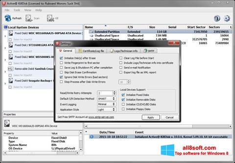 Screenshot Active KillDisk Windows 8