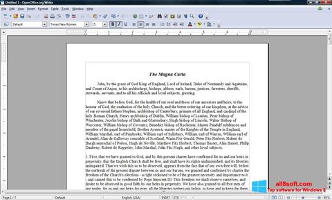 Screenshot OpenOffice Windows 8