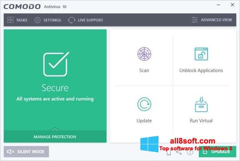 Screenshot Comodo Antivirus Windows 8