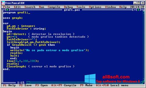 Screenshot Free Pascal Windows 8