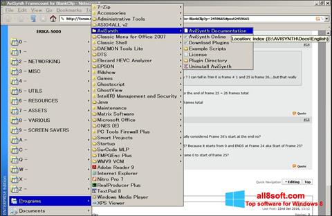Screenshot AviSynth Windows 8