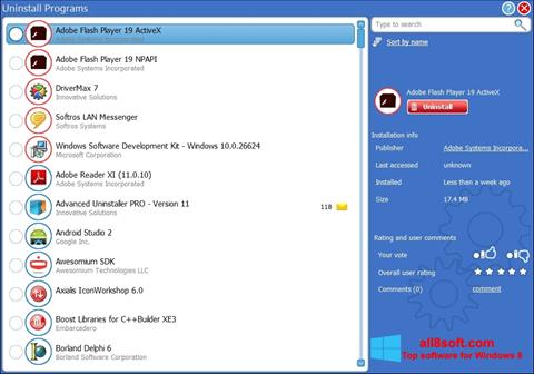 Screenshot Advanced Uninstaller PRO Windows 8