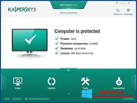 Screenshot Kaspersky AntiVirus Windows 8