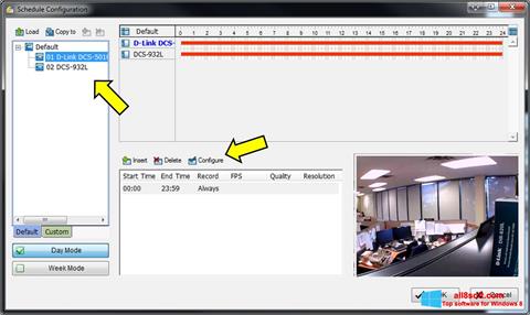Screenshot D-ViewCam Windows 8