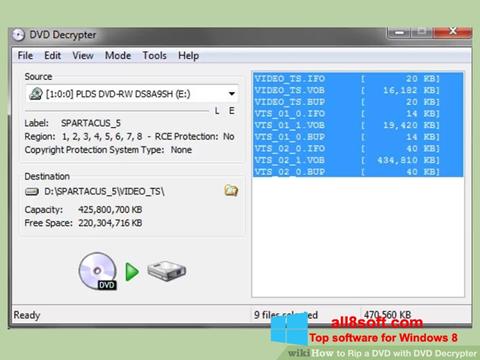 Screenshot DVD Decrypter Windows 8
