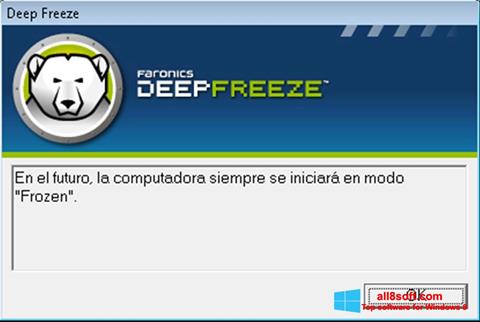 Screenshot Deep Freeze Windows 8
