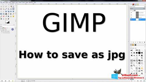 Screenshot GIMP Windows 8