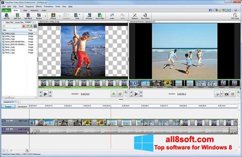 Screenshot VideoPad Video Editor Windows 8