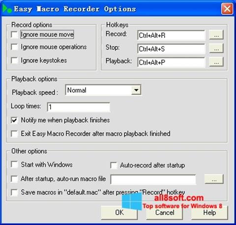 Screenshot Easy Macro Recorder Windows 8