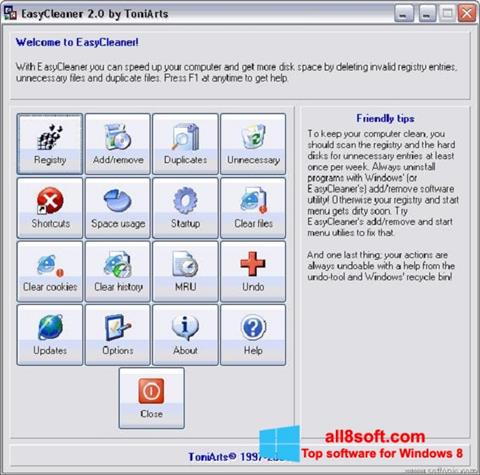 Screenshot EasyCleaner Windows 8
